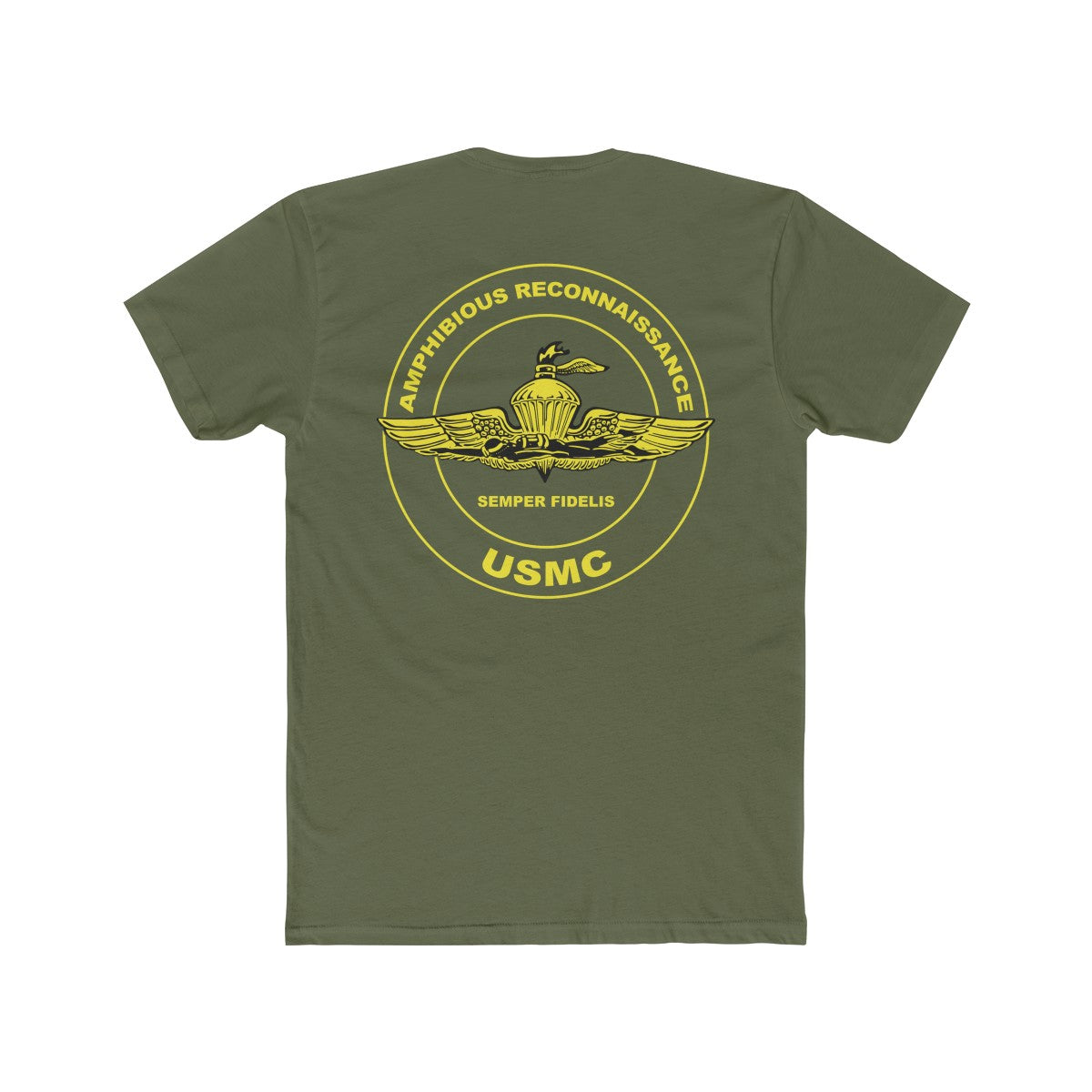 Green 3rd Recon Battalion Tee Back